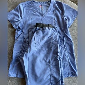 C3 scrub set in ceil blue
